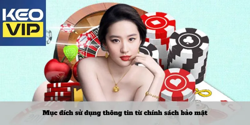 Chính sách bảo mật – Lớp khiên vững chắc bảo vệ người chơi 2 Mục đích sử dụng thông tin từ chính sách bảo mật